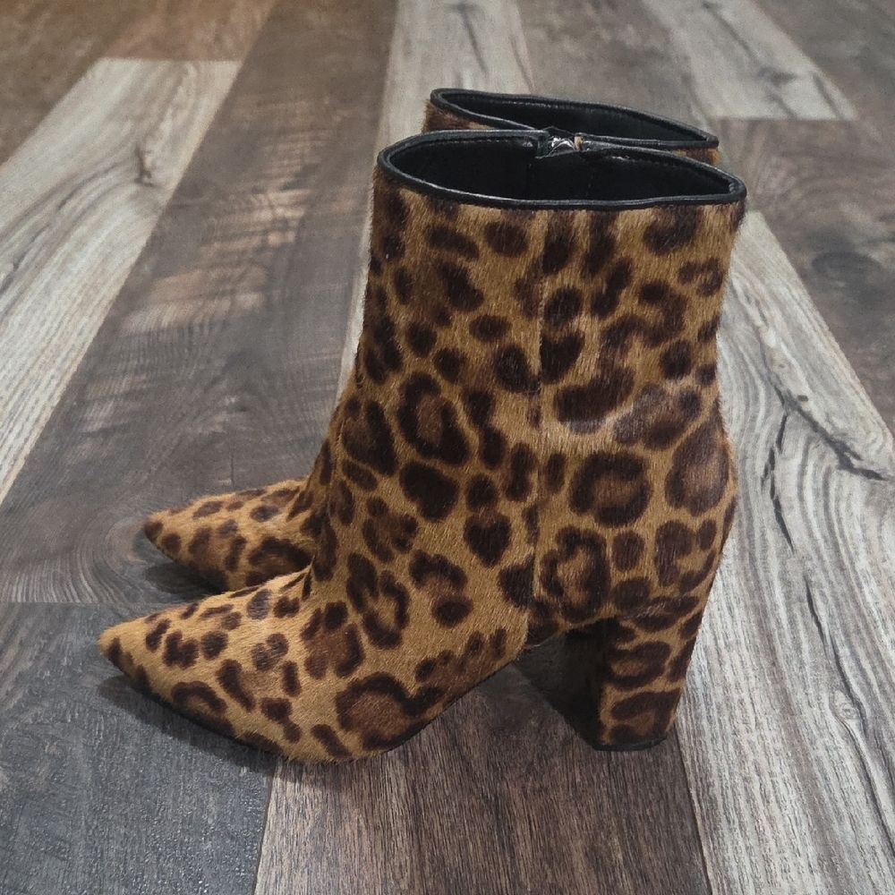 Marc Fisher Leopard Print Ankle Boots